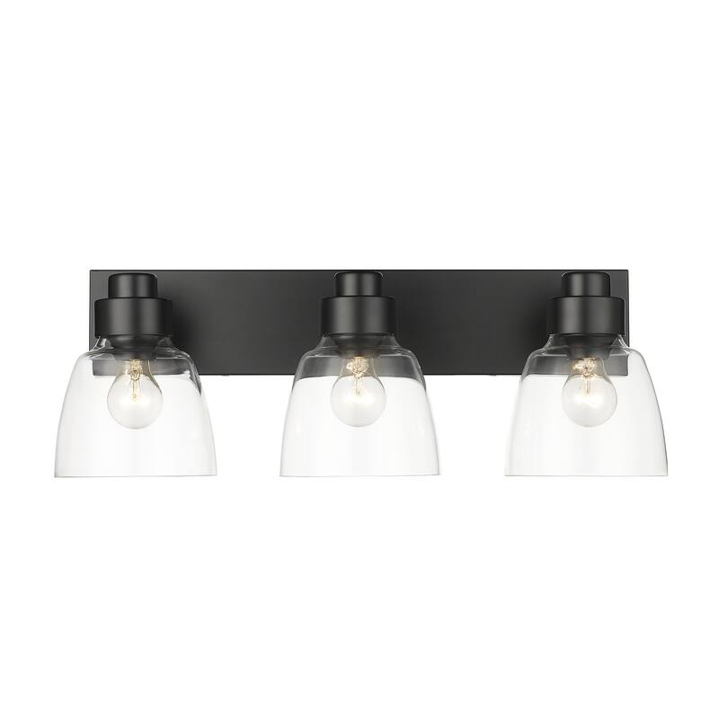 Golden Lighting 0314-BA3 CLR Remy 3 Light 7" Wide Vanity Light