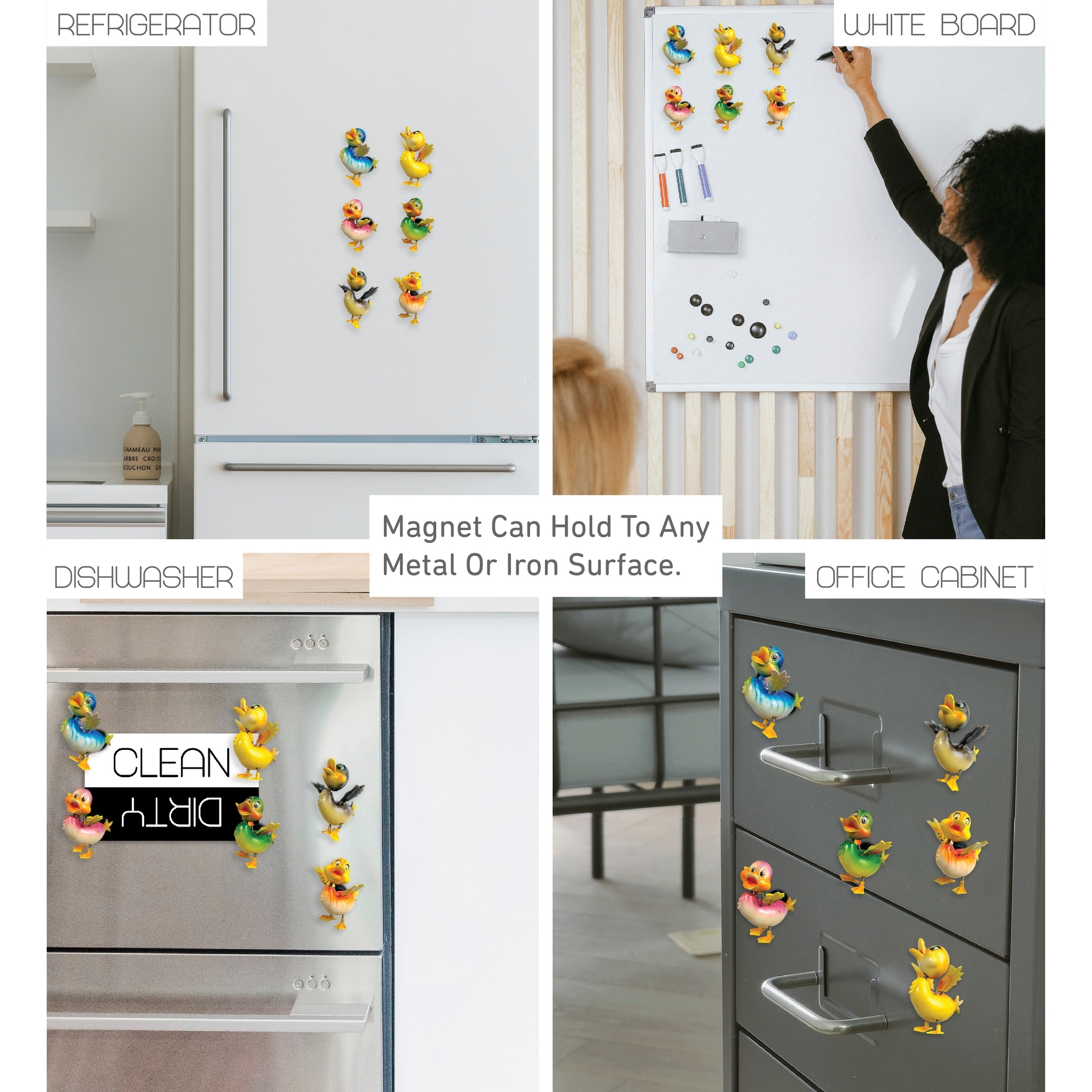 Duck Magnets 6 pack - fridge magnets ☆ Trendform Ducks