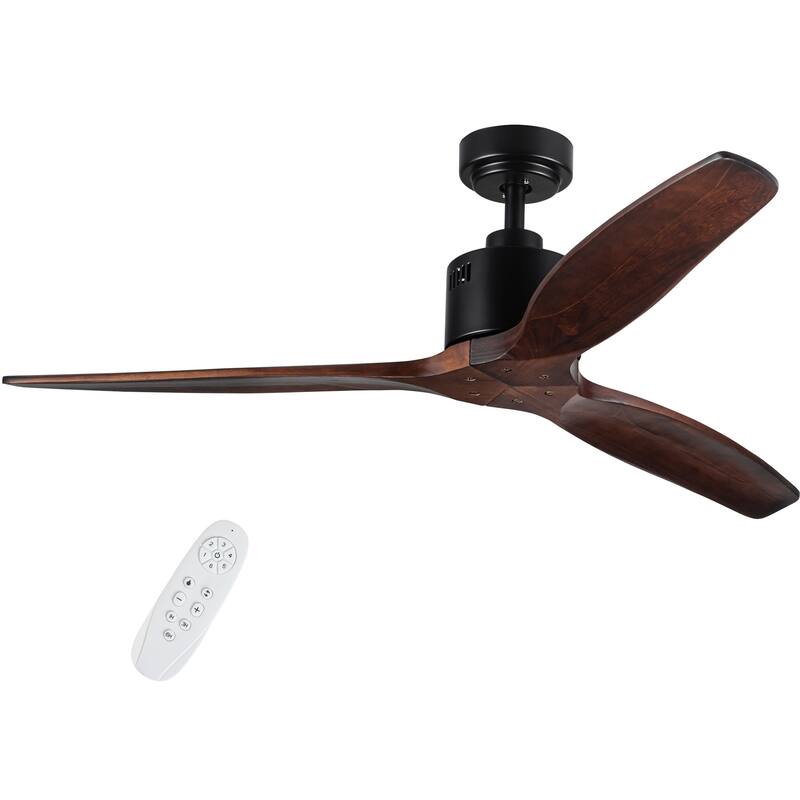 52" Ceiling Fan without Light with Remote Control