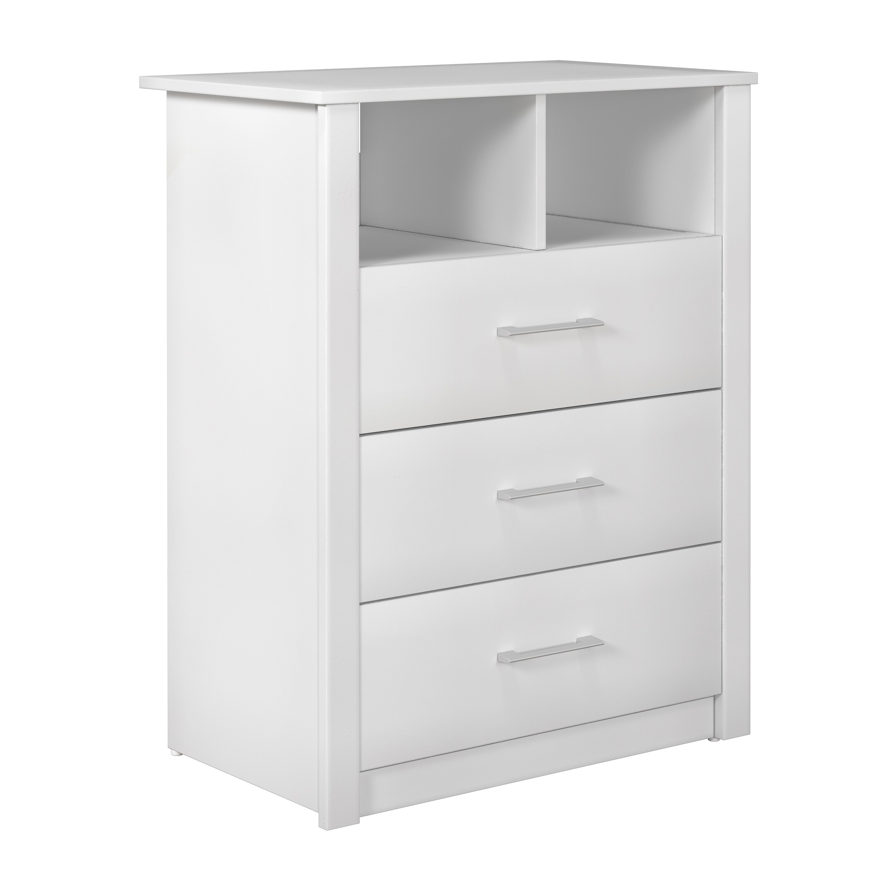 Coby 3 Drawer Dresser with Shelf White by Living Essentials Bed Bath Beyond 37236443