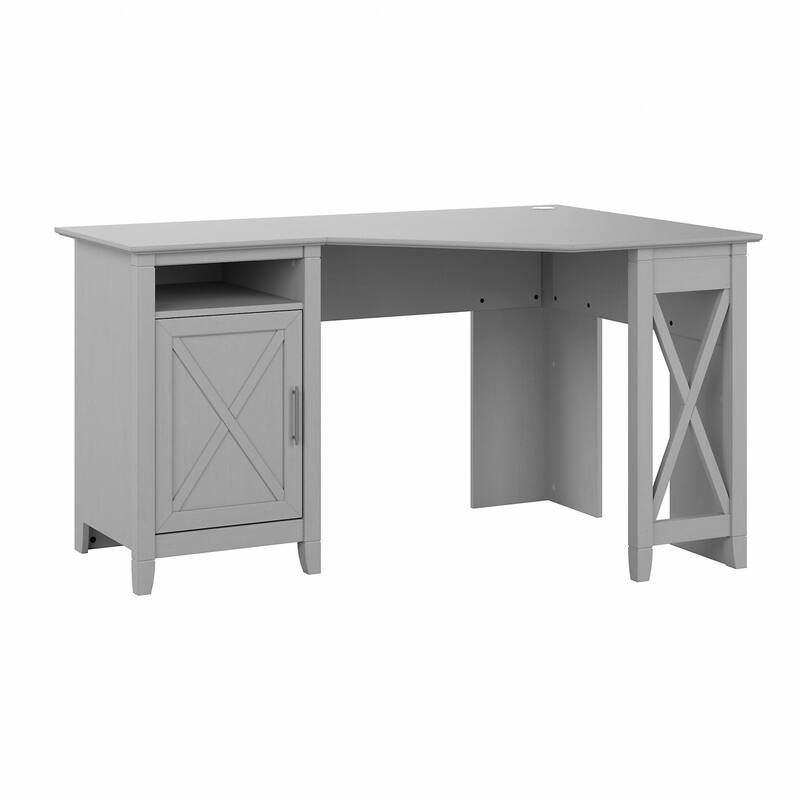 Bush Furniture Key West 54W Corner Computer Desk with Storage