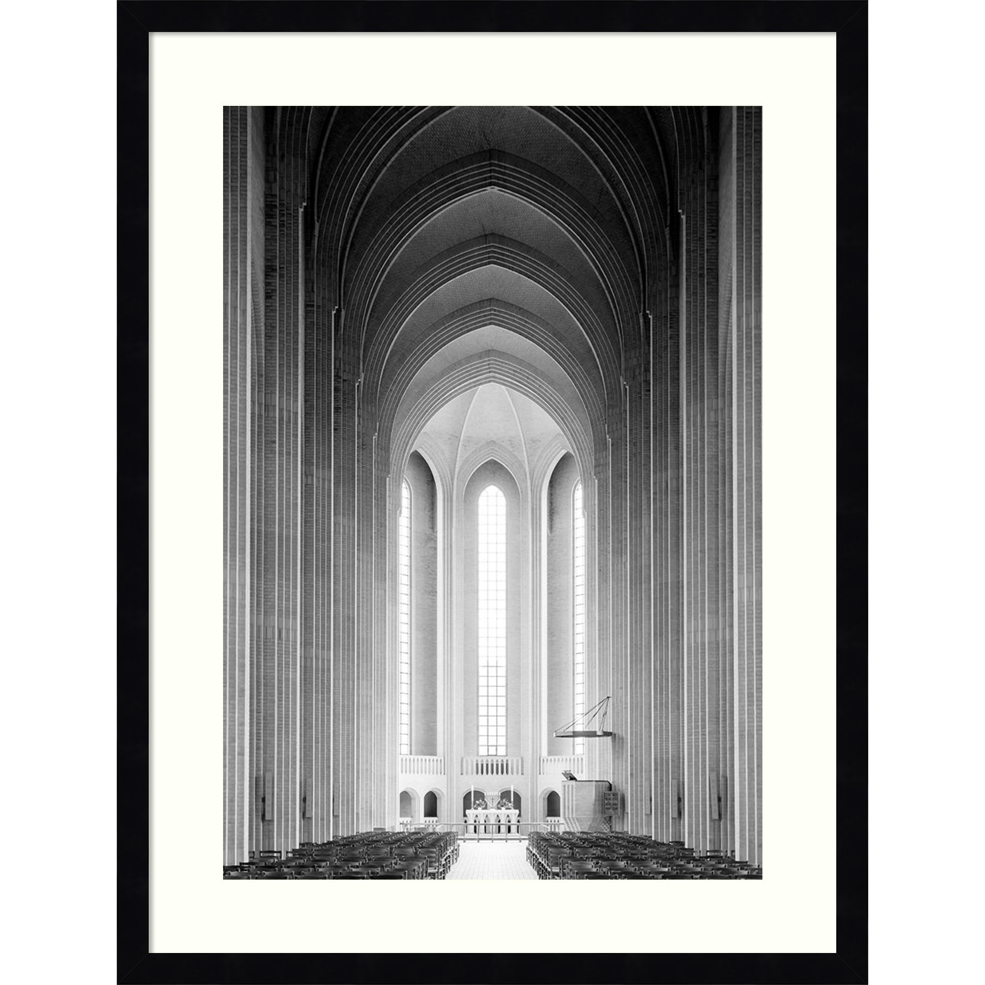 Architecture 4 by Design Fabrikken Wood Framed Wall Art Print