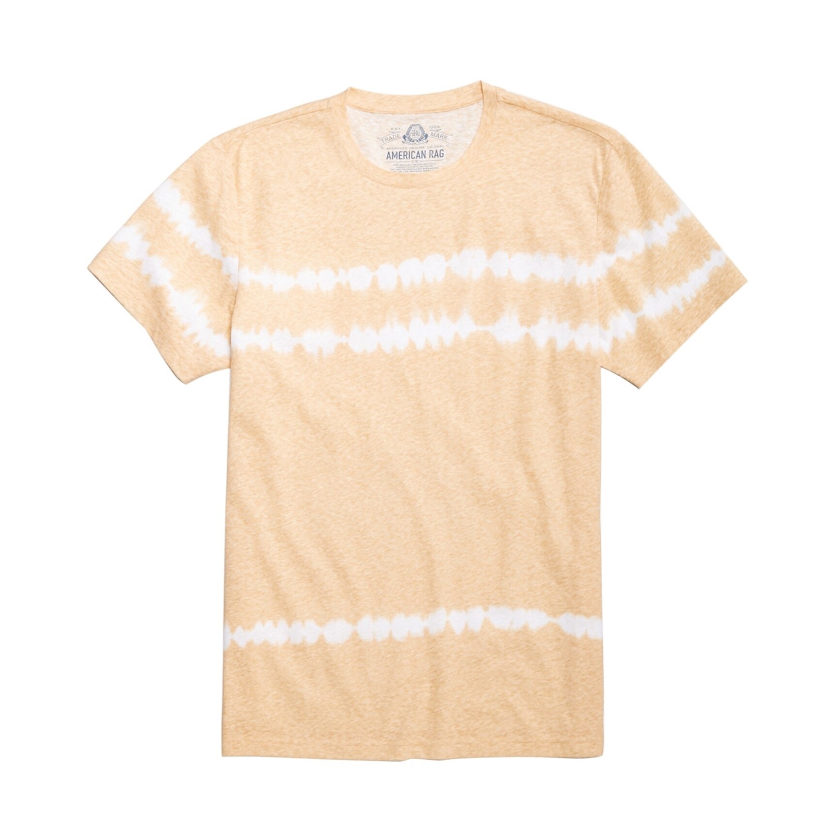Shop American Rag Mens Tie Dye Basic T Shirt Yellow Small