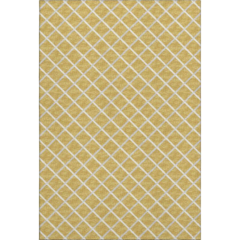 Premium Washable Super Soft Modern Trellis Mayfield Rug