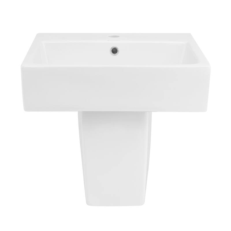 Swiss Madison SM-WS399 Concorde 20-3/4" Square Ceramic Wall Mounted - White