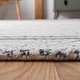 preview thumbnail 3 of 3, SAFAVIEH Handmade Abstract Adua Modern Wool Rug - Ivory/Navy - 9' x 12'