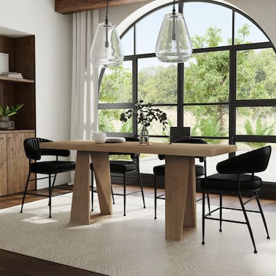 Classic Home Arleth 82" Reclaimed Oak Counter Bar Table