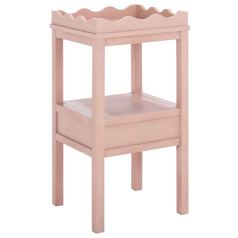 SAFAVIEH Home Darlyn One Drawer Accent Table - 14"W x 13"D x 28"H