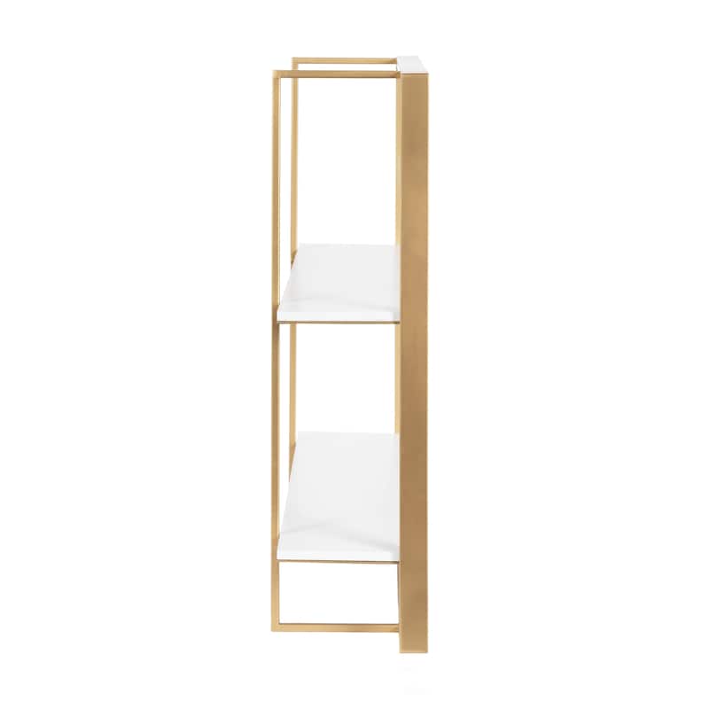 Kate and Laurel Kercheval Modern Wood Shelf