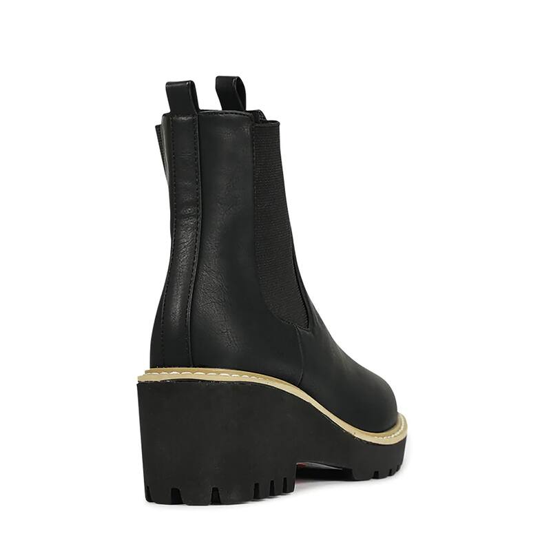 Los Cabos Ari Leather Chelsea Boot - EU 37/US 6.5 - Black