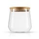preview thumbnail 3 of 7, JoyFul Large Glass Kitchen Storage Jar with Bamboo Lid - 31 oz - 31 oz