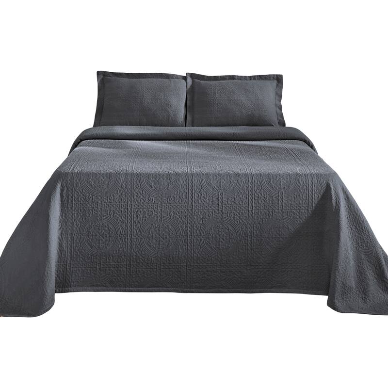 Superior Fleur De Lis Cotton Decorative Bedspread Set