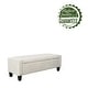 preview thumbnail 8 of 6, Porthos Home Warren Velvet Button Tufted Storage Bench
