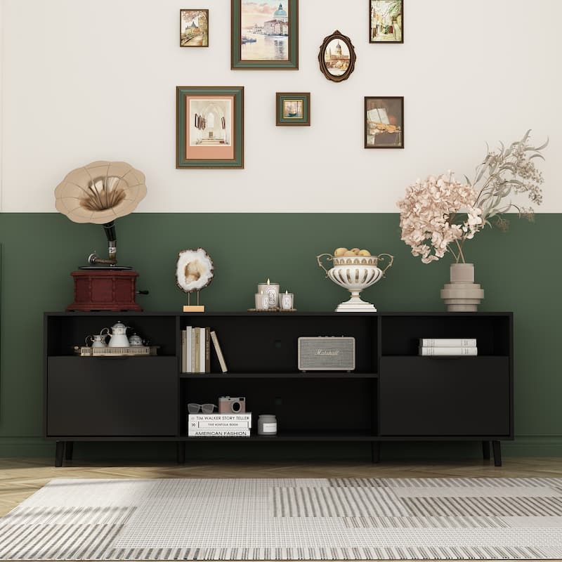 Fireplace TV Stand Electric Fireplace TV Console w/Remote Control