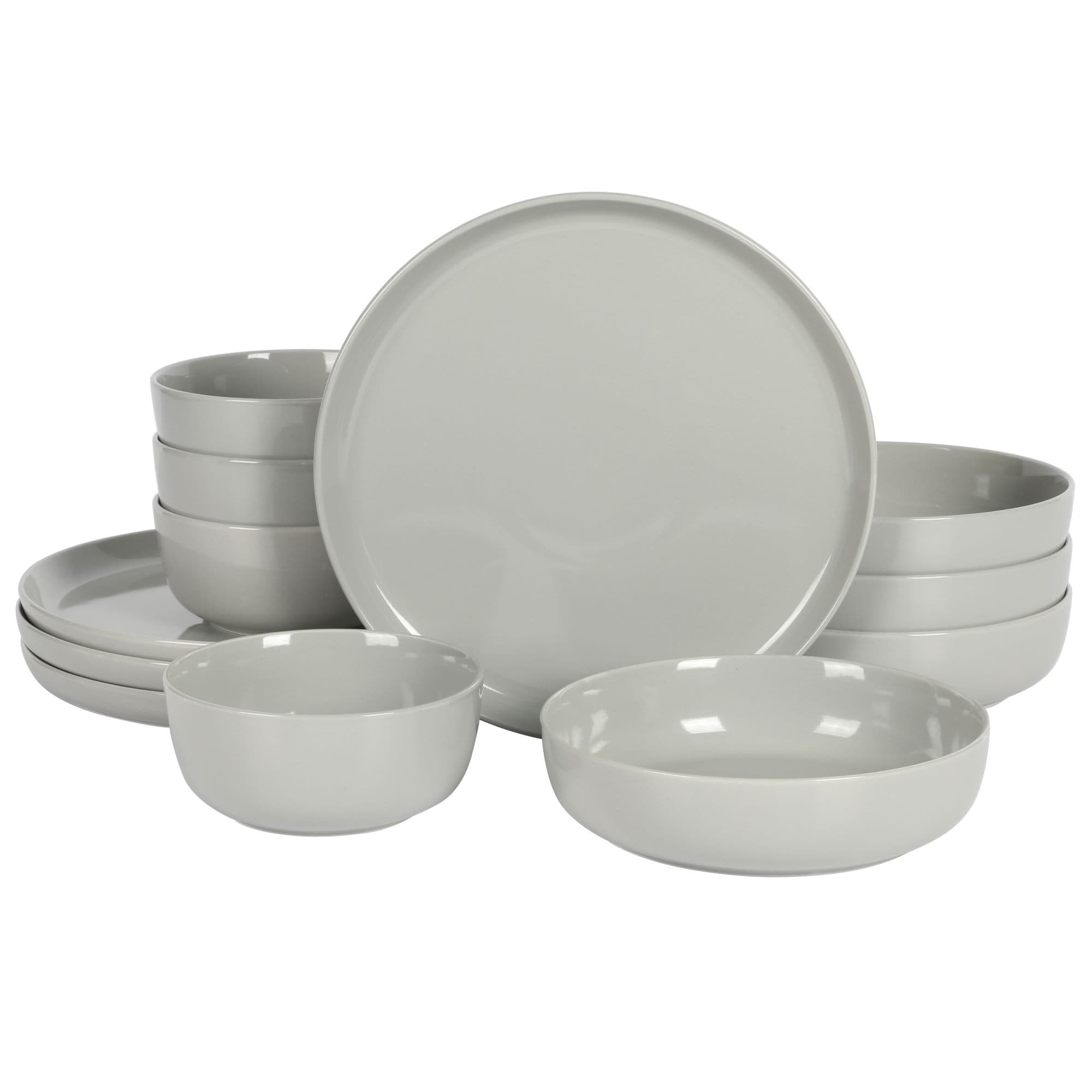 Gibson Home Oslo 12 Piece Porcelain Dinnerware Set