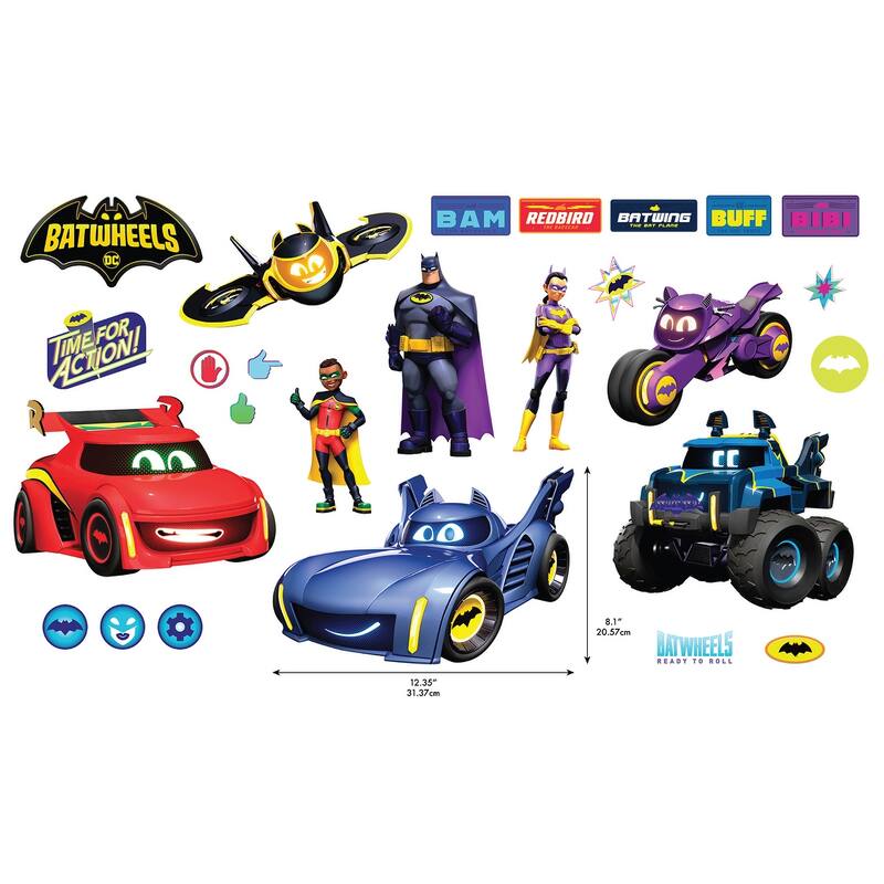 Batwheels Characters Wall Decals