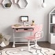 preview thumbnail 18 of 16, Qaba Kids Desk and Chair Set, Height Adjustable Kids School Study Desk and Chair Set with Tilt Desktop