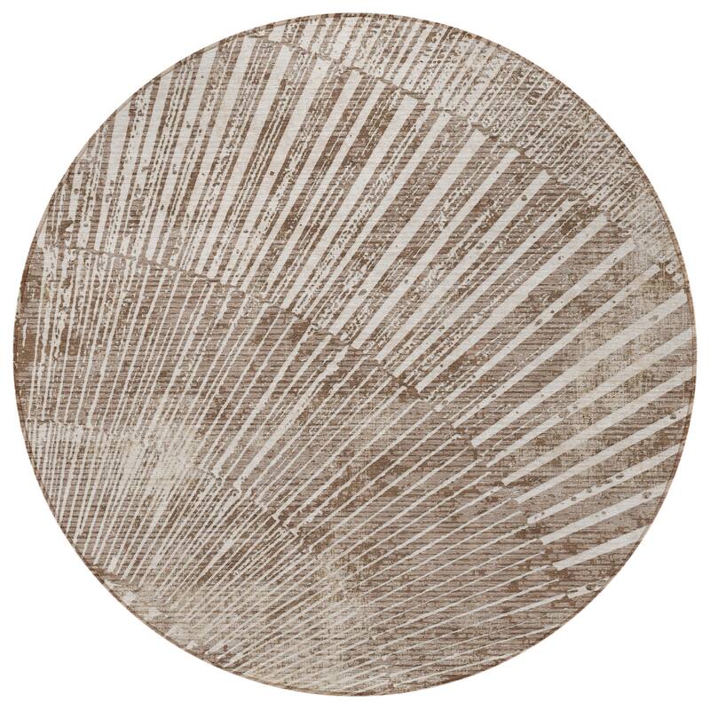 Alnana Contemporary Abstract Weather Resistant Classic Meets Modern Outdoor Rug