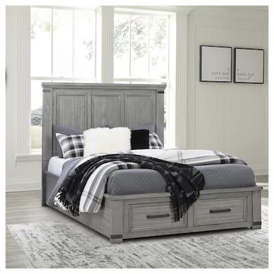 Signature Design by Ashley Russelyn Gray Storage Bed