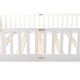 preview thumbnail 48 of 92, Modern Floor Platform Bed with Fence and Door
