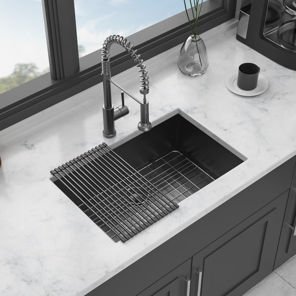 Single Bowl Undermount Kitchen Sink 16 Gauge with 9" Deep Basin