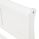 preview thumbnail 75 of 97, Wood Frame Platform Bed with Curved Headboard and Footboard