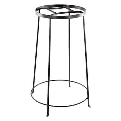 Achla Designs Indoor Outdoor Diamond Shaped Argyle Plant Stand IV, 24 Inch Tall, Roman Bronze Powder Coat Finish