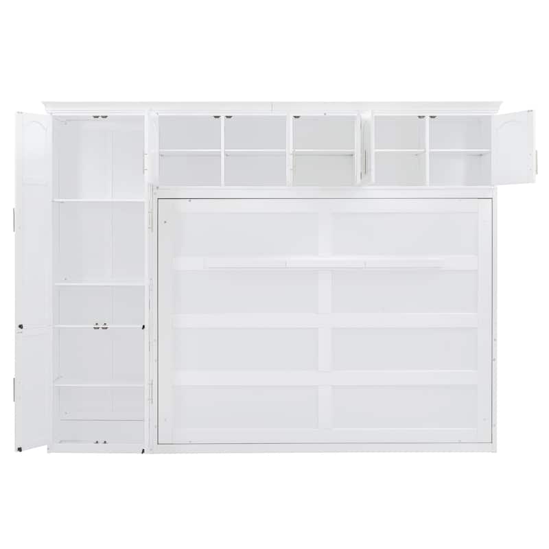Queen Murphy Bed with Cabinets