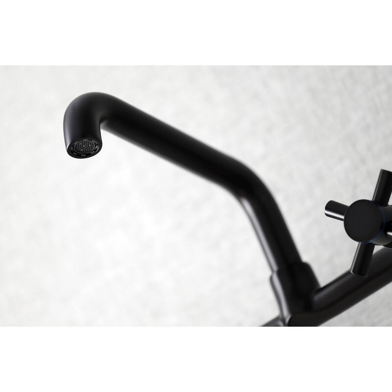 Kingston Brass Concord Two-Handle Wall Mount Kitchen Faucet