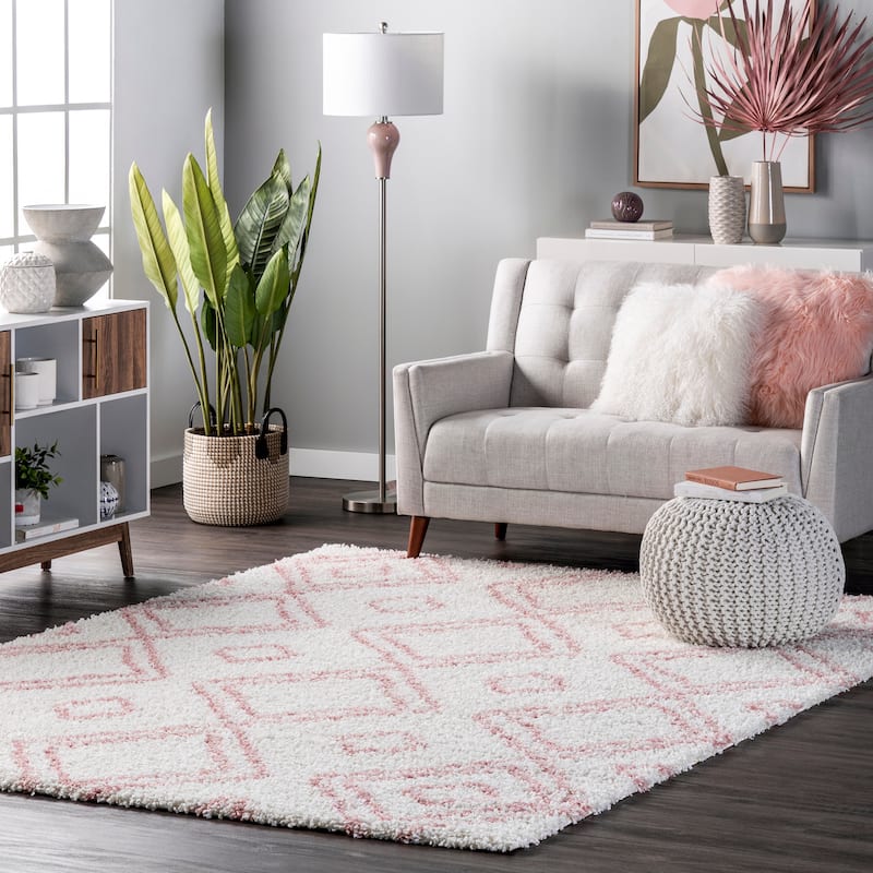 Nuloom Iola Geometric Shag Area Rug