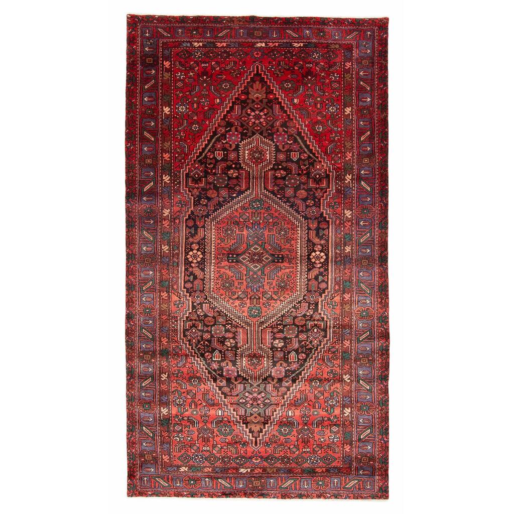ECARPETGALLERY Hand-knotted Anadol Red Wool Rug - 5'2 x 9'9