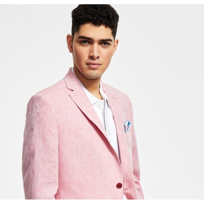 Bar Iii Mens Slim Linen Suit Clothing Business Casual Macys Bar