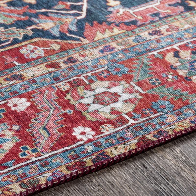 Livabliss Iris Traditional Medallion Printed Area Rug