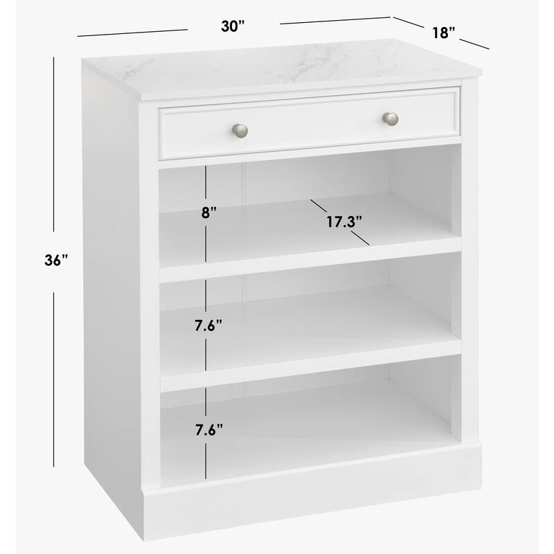 Lifestorey Monza 3-Piece Modular Cabinet Set