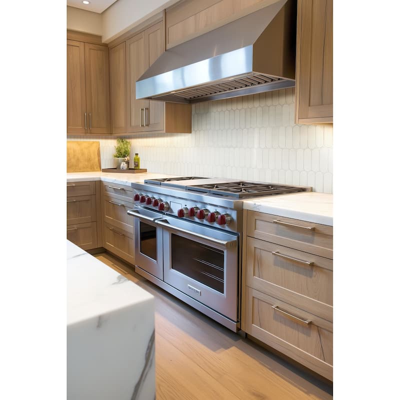 Ackland AKM-G-12X12ELG-CA 12" x 12" Glass Geometric Floor and Wall