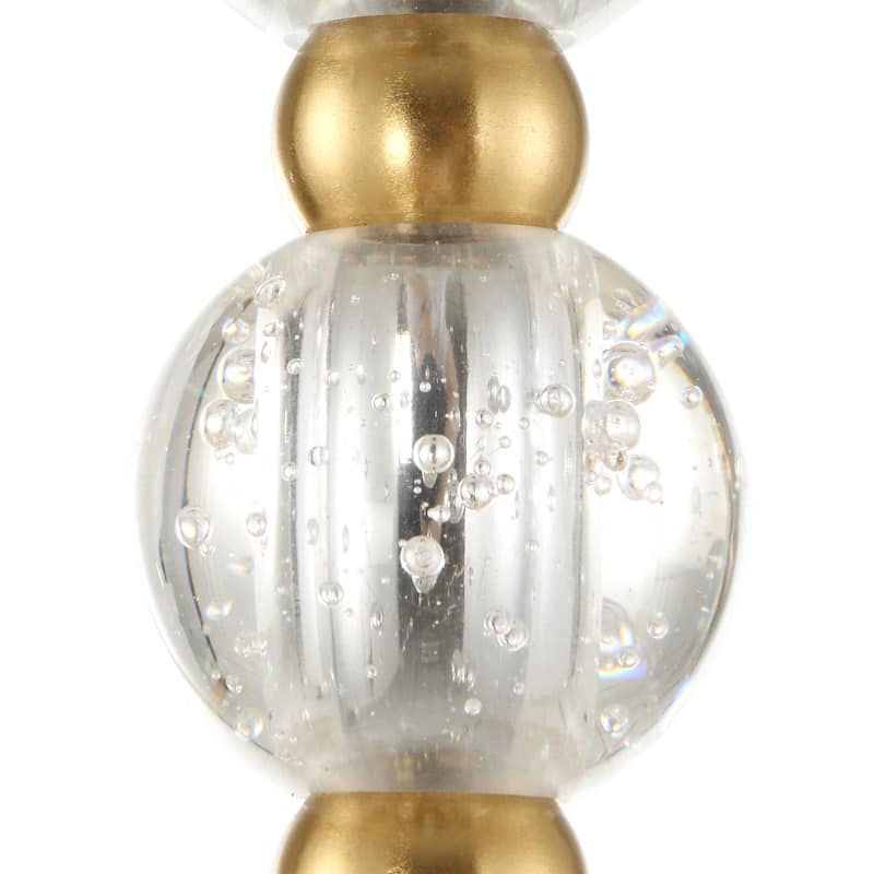 Uttermost Ripple 1 Light Frost Glass Pendant - 11.625"W x 11.625"D x 30"H