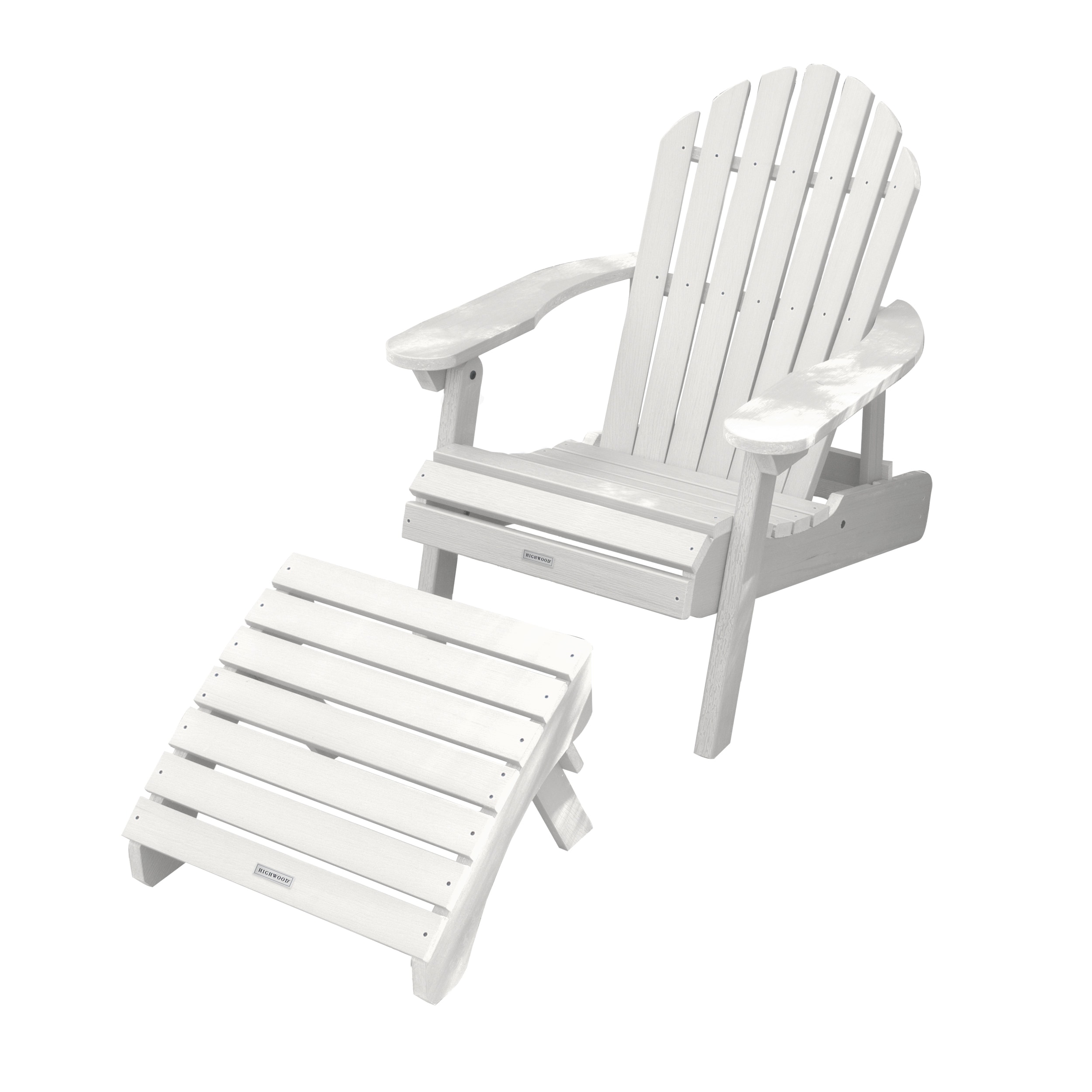 Mandalay Adirondack Chair and Folding Ottoman
