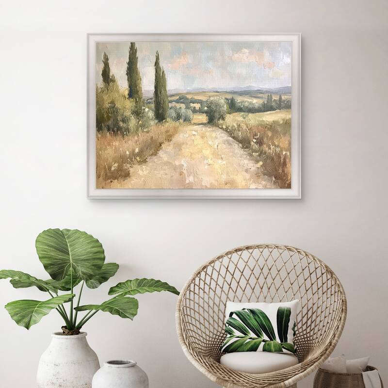Masterpiece Art Gallery| Tall Trees by Petals Prints Design - Framed Canvas Art Print