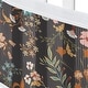 preview thumbnail 5 of 4, Sweet Jojo Designs + BreathableBaby Breathable Mesh Crib Liner Pad Boho Wildflower Vintage Floral Girl Black Orange Bohemian