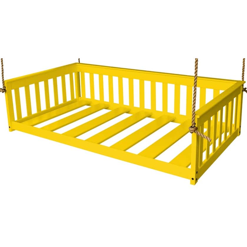 Pine Twin Size Mission-Style Daybed with Rope