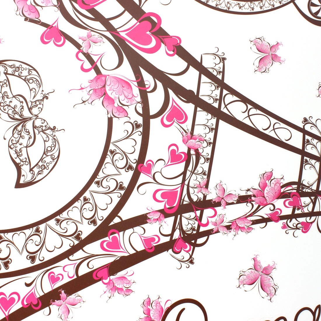 Shop Unique Bargains Lover Bike Butterfly Design Removable Wall