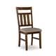 preview thumbnail 6 of 13, Chester 18-inch Rustic Farmhouse Dining Chair (Set of 2) Brown