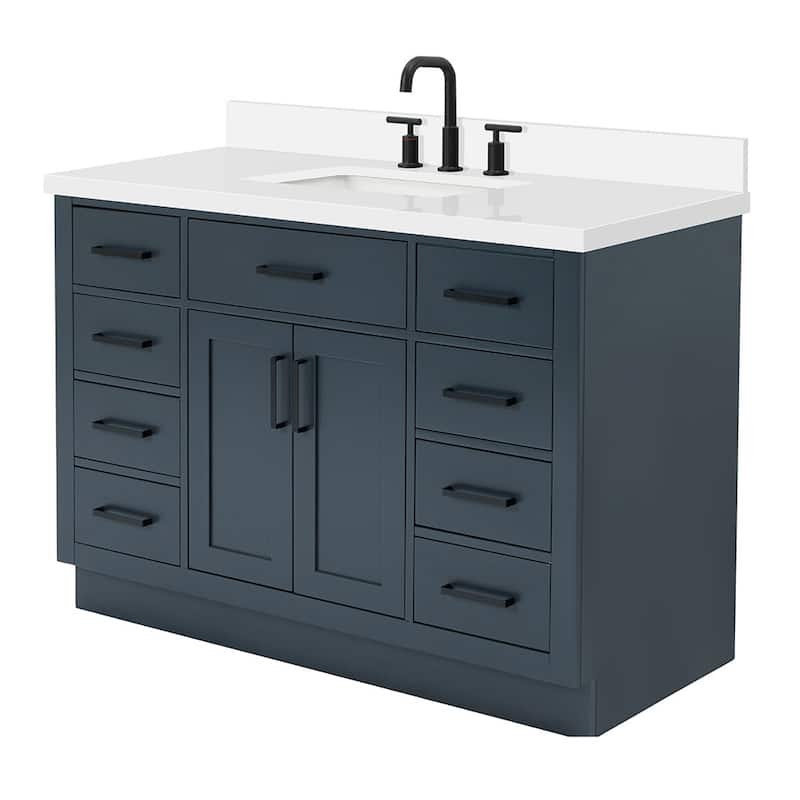 Ariel T049SWQRVO Hepburn 49" Free Standing Single Basin Vanity Set