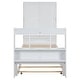 preview thumbnail 34 of 32, Twin Size Platform Bed with Storage Headboard, Footboard, and Pull-Out Trundle