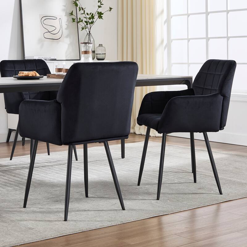Dining Chairs Set of 2 with Armrests