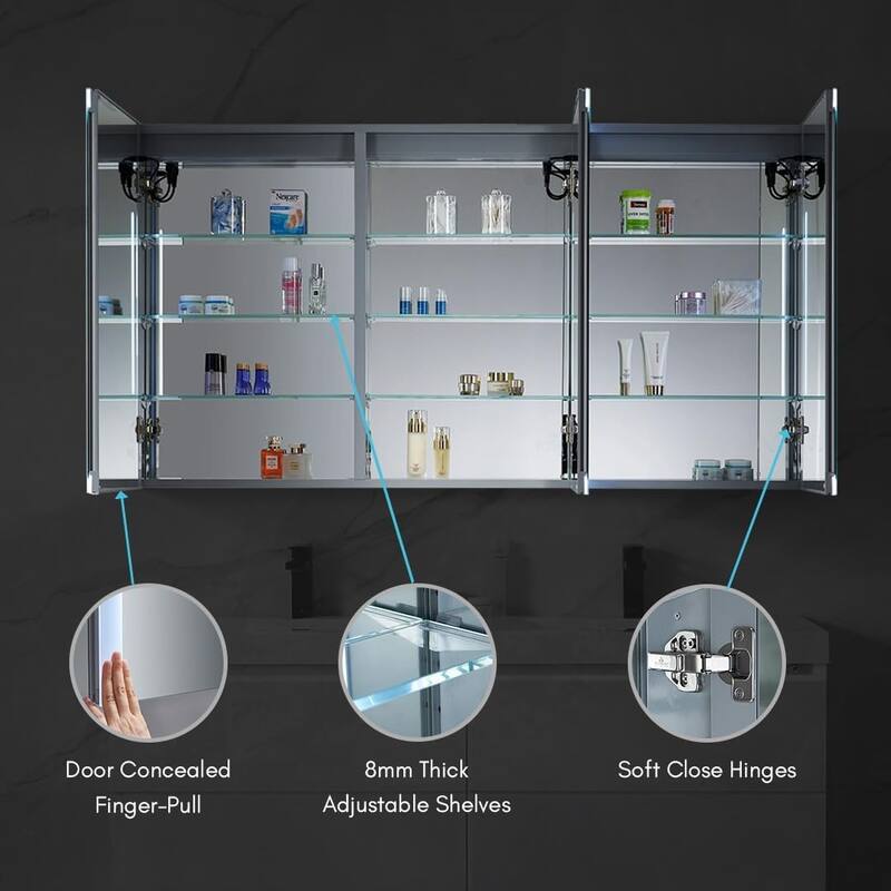 Blossom LED Mirror Medicine Cabinet with Lights