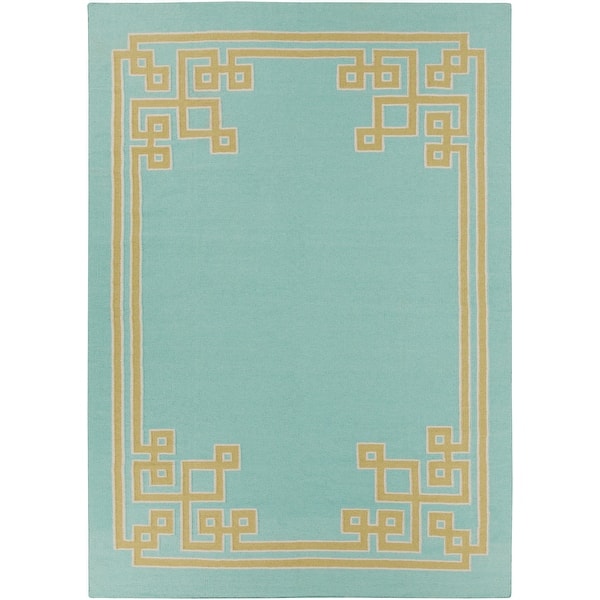 slide 2 of 39, Hand-woven Omar Reversible Wool Area Rug (8' x 11')
