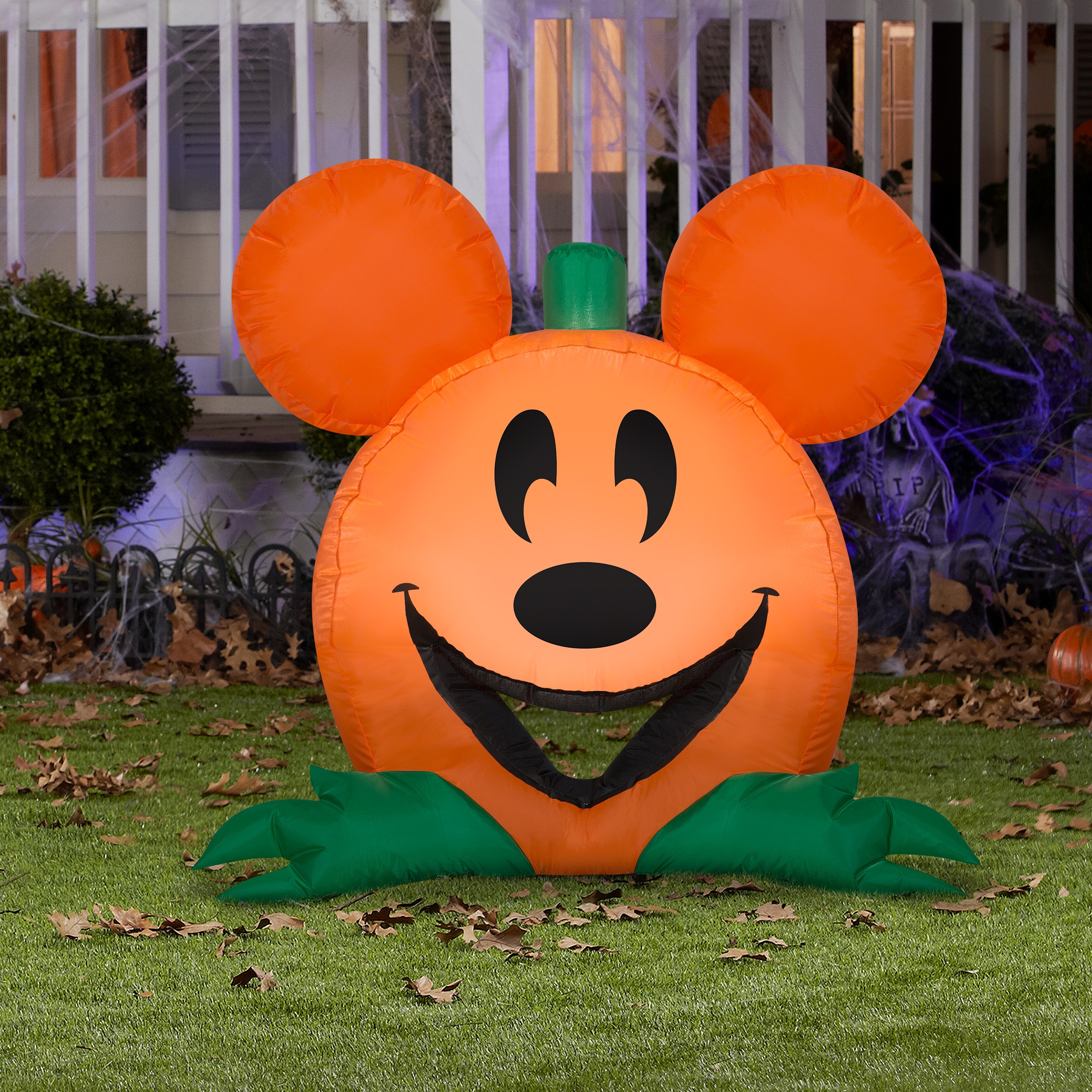 Gemmy Airblown Cutie Mickey Mouse Disney , 3 ft Tall, orange