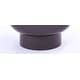 preview thumbnail 4 of 2, Round Iron Stool with Base - Medium
