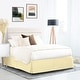 preview thumbnail 37 of 44, Nestl Pleated 14 inch Tailored Drop Bed Skirt - Soft Double Brushed Premium Microfiber Ruffle Bed Skirt